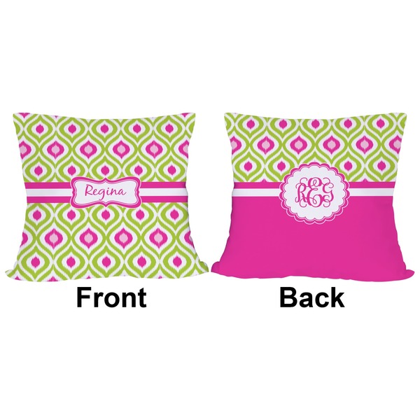 Ogee Ikat Outdoor Pillow - 18x18