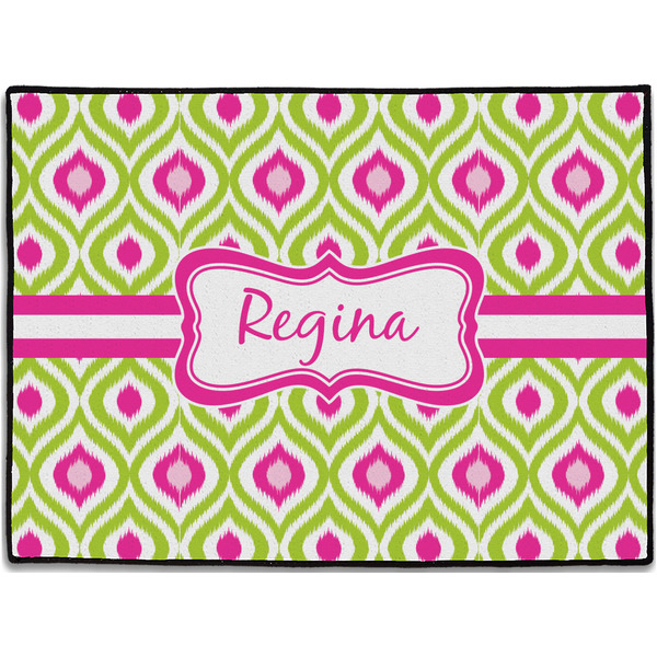 Custom Ogee Ikat Door Mat (Personalized)