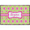 Ogee Ikat Personalized Door Mat - 36x24 (APPROVAL)
