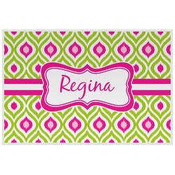 Ogee Ikat Laminated Placemat w/ Name or Text