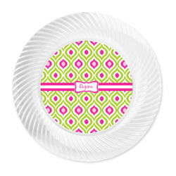 Ogee Ikat Plastic Party Dinner Plates - 10" (Personalized)