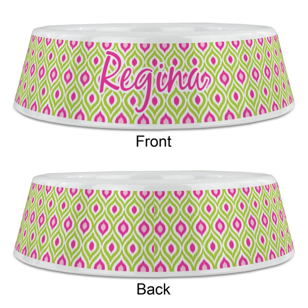 Ogee Ikat Plastic Pet Bowls - Large - APPROVAL