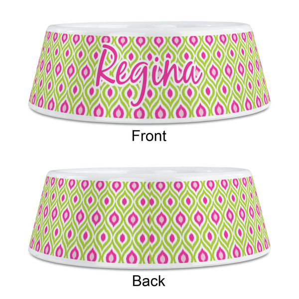 Ogee Ikat Plastic Pet Bowls - Medium - APPROVAL