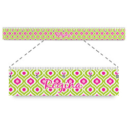 Ogee Ikat Plastic Ruler - 12" (Personalized)