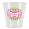 Ogee Ikat Plastic Shot Glass (Personalized)