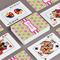 Ogee Ikat Playing Cards - Front & Back View