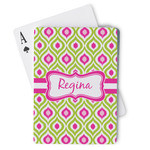 Ogee Ikat Playing Cards (Personalized)
