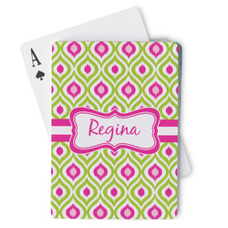 Ogee Ikat Playing Cards (Personalized)