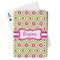 Ogee Ikat Playing Cards - Front View