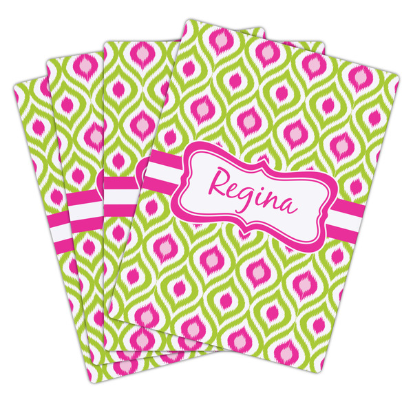 Ogee Ikat Playing Cards - Hand Back View
