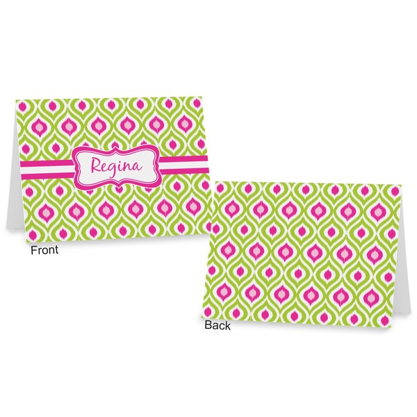 Ogee Ikat Postcard - Front and Back