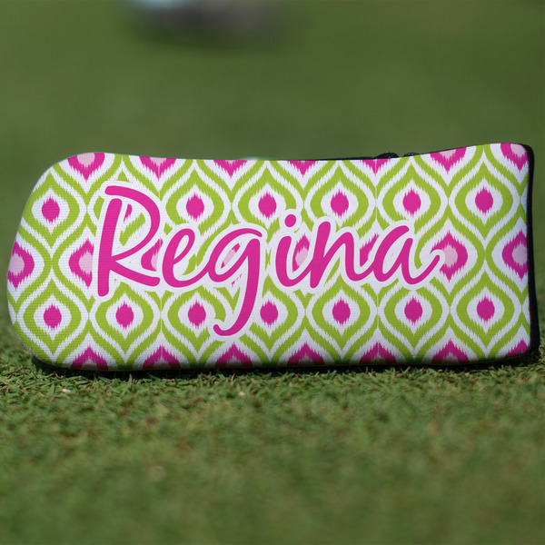 Custom Ogee Ikat Blade Putter Cover (Personalized)