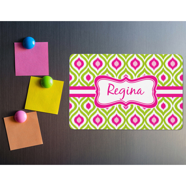 Ogee Ikat Rectangular Fridge Magnet - LIFESTYLE