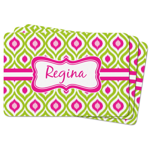 Ogee Ikat Rectangular Fridge Magnet - THREE