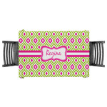 Ogee Ikat Tablecloth - 58"x58" (Personalized)