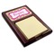 Ogee Ikat Red Mahogany Sticky Note Holder - Angle