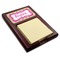 Ogee Ikat Red Mahogany Sticky Note Holder (Personalized)