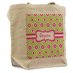 Ogee Ikat Reusable Cotton Grocery Bag (Personalized)