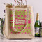 Ogee Ikat Reusable Cotton Grocery Bag - In Context