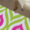 Ogee Ikat Large Rope Tote - Close Up View