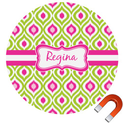 Ogee Ikat Car Magnet (Personalized)
