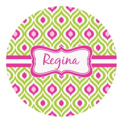 Ogee Ikat Round Decal (Personalized)