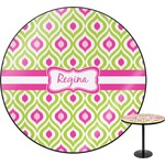 Ogee Ikat Round Table - 30" (Personalized)