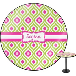 Ogee Ikat Round Table (Personalized)