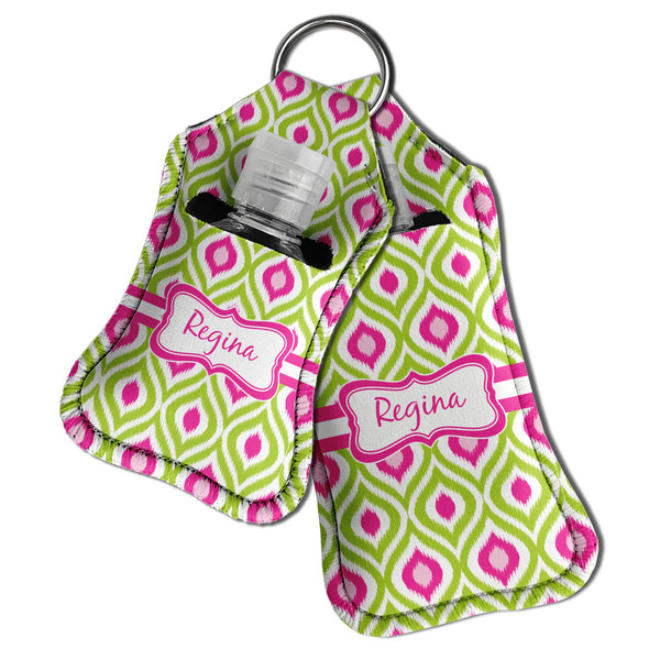 Ogee Ikat Sanitizer Holder Keychain - Both in Case (PARENT)