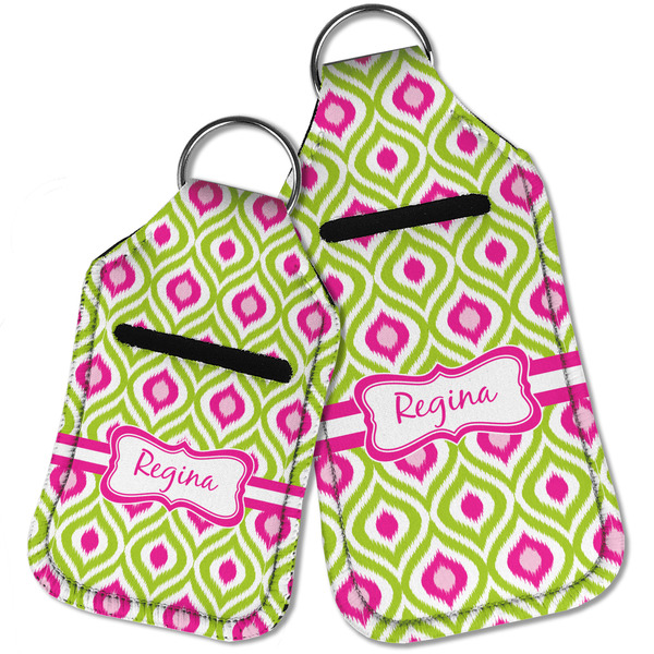 Ogee Ikat Sanitizer Holder Keychain - Parent Main