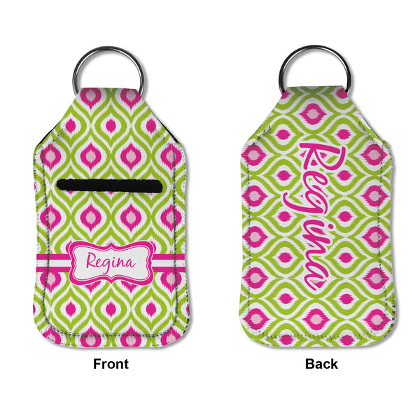 Ogee Ikat Sanitizer Holder Keychain - Small APPROVAL (Flat)