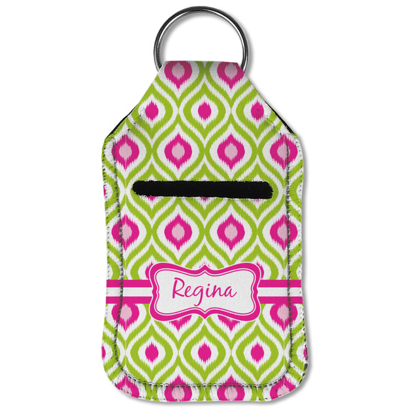 Ogee Ikat Sanitizer Holder Keychain - Small (Front Flat)