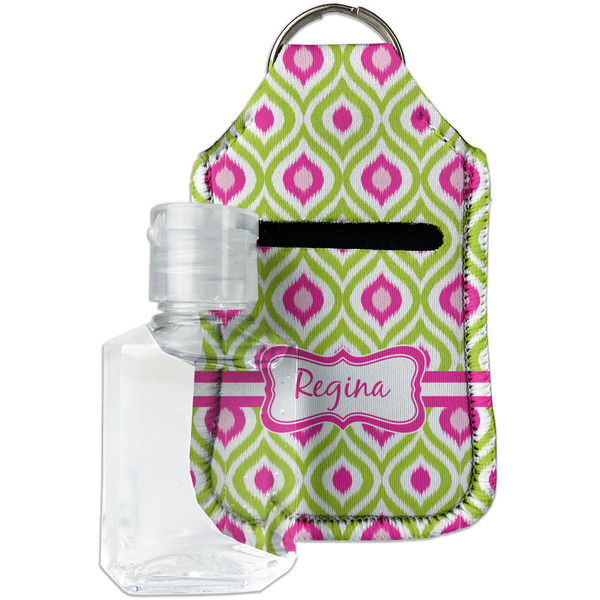 Custom Ogee Ikat Hand Sanitizer & Keychain Holder (Personalized)