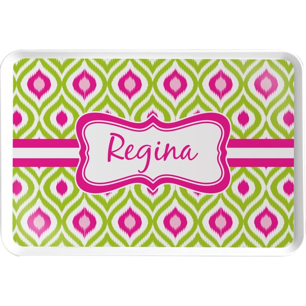 Custom Ogee Ikat Serving Tray (Personalized)