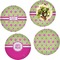 Ogee Ikat Set of Lunch / Dinner Plates