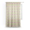 Ogee Ikat Sheer Curtain With Window and Rod