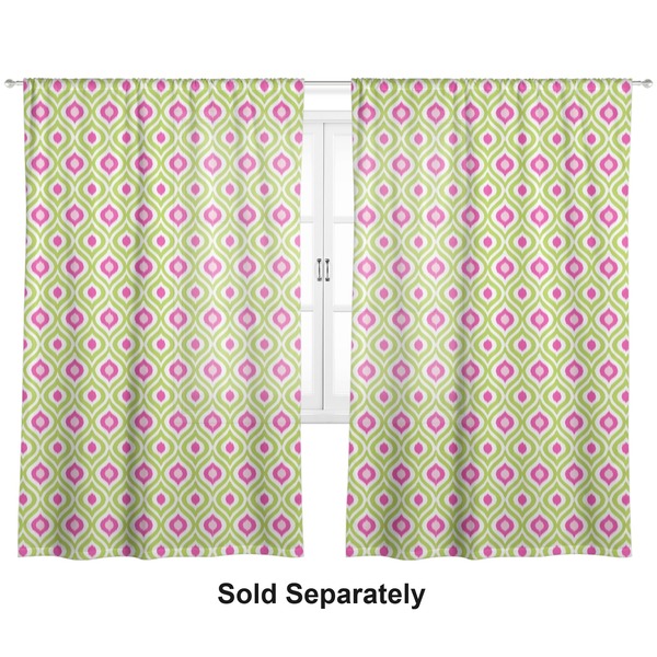 Ogee Ikat Sheer Curtains