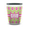 Ogee Ikat Shot Glass - Two Tone - FRONT