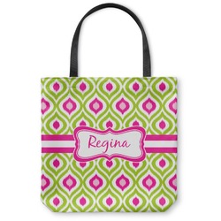 Ogee Ikat Canvas Tote Bag (Personalized)