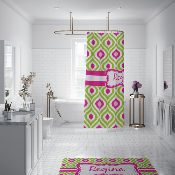 Ogee Ikat Shower Curtain - 70"x83"