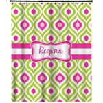 Ogee Ikat Extra Long Shower Curtain - 70"x84" (Personalized)
