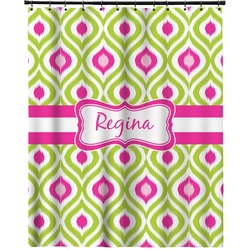 Ogee Ikat Extra Long Shower Curtain - 70"x84" (Personalized)