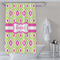 Ogee Ikat Shower Curtain Lifestyle