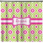 Ogee Ikat Shower Curtain - Custom Size (Personalized)