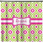 Ogee Ikat Shower Curtain - Custom Size (Personalized)