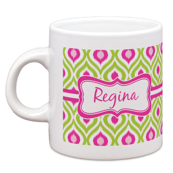 Custom Ogee Ikat Espresso Cup (Personalized)