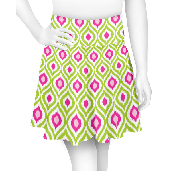 Custom Ogee Ikat Skater Skirt