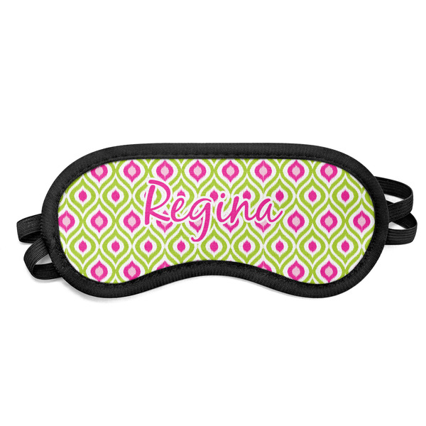 Custom Ogee Ikat Sleeping Eye Mask (Personalized)