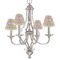 Ogee Ikat Small Chandelier Shade - LIFESTYLE (on chandelier)