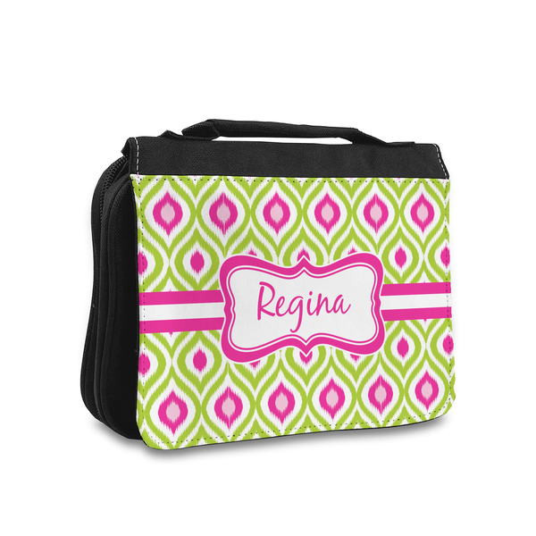 Custom Ogee Ikat Toiletry Bag - Small (Personalized)